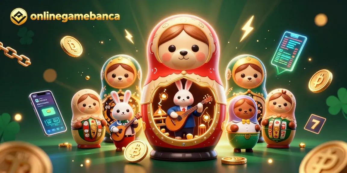 Experience thrilling onlinegamebanca action with unique bears and crypto elements in an engaging casino scene.
