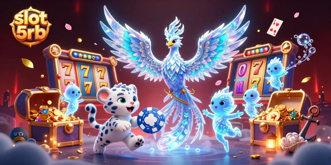 Spin slot 5rb's vibrant reels with the charming ice phoenix and playful graphics.