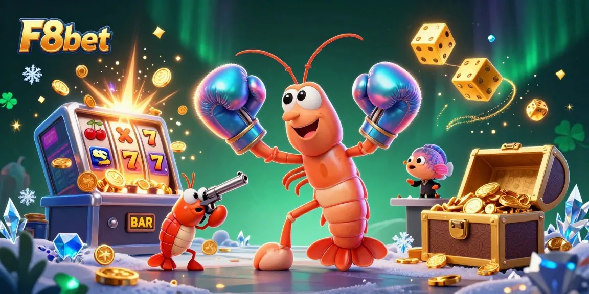 Engage in thrilling casino action with F8bet featuring lively characters and exciting gaming elements.
