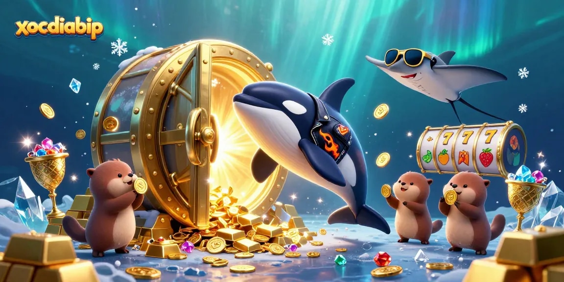 Xocdiabip rewards soar with thrilling jackpot slots in a vibrant underwater scene.
