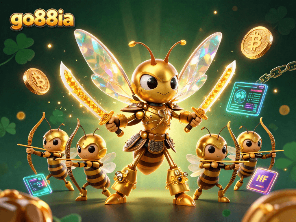 Engage with go88ia casino gaming through immersive 3D digital illustration featuring dynamic gaming elements.