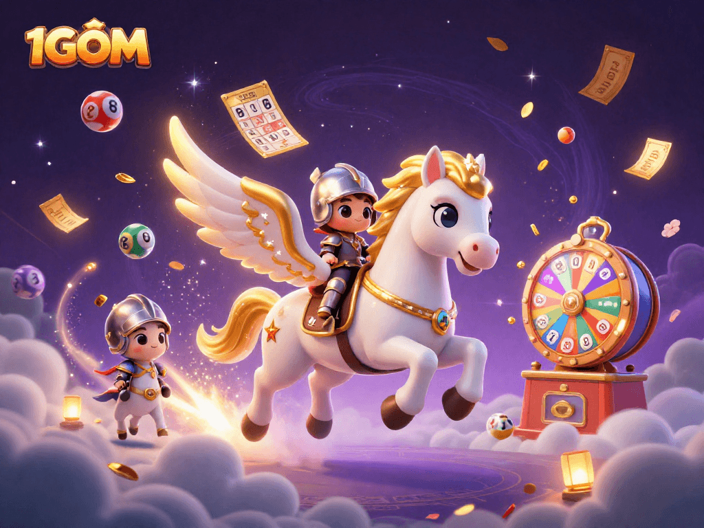 Experience thrilling excitement with 1GOM, featuring dynamic lottery elements and captivating gaming visuals.