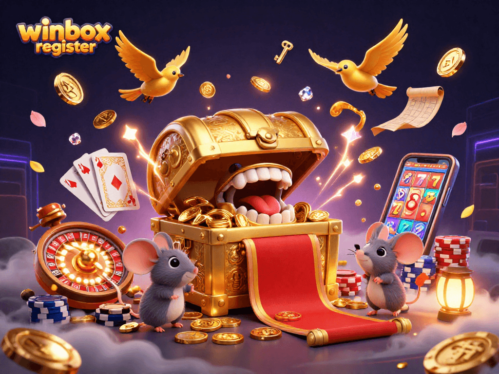 Winbox register simplifies the gaming experience with enjoyable illustrations of golden treasures.