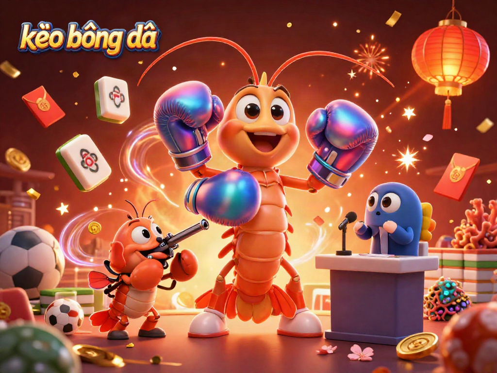 Witness the vibrant kèo bóng đá scene with dynamic characters enjoying the thrill of sports betting.