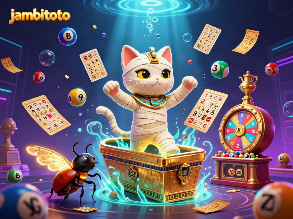 Engage in exciting lottery actions with jambitoto at a pyramid-themed casino.