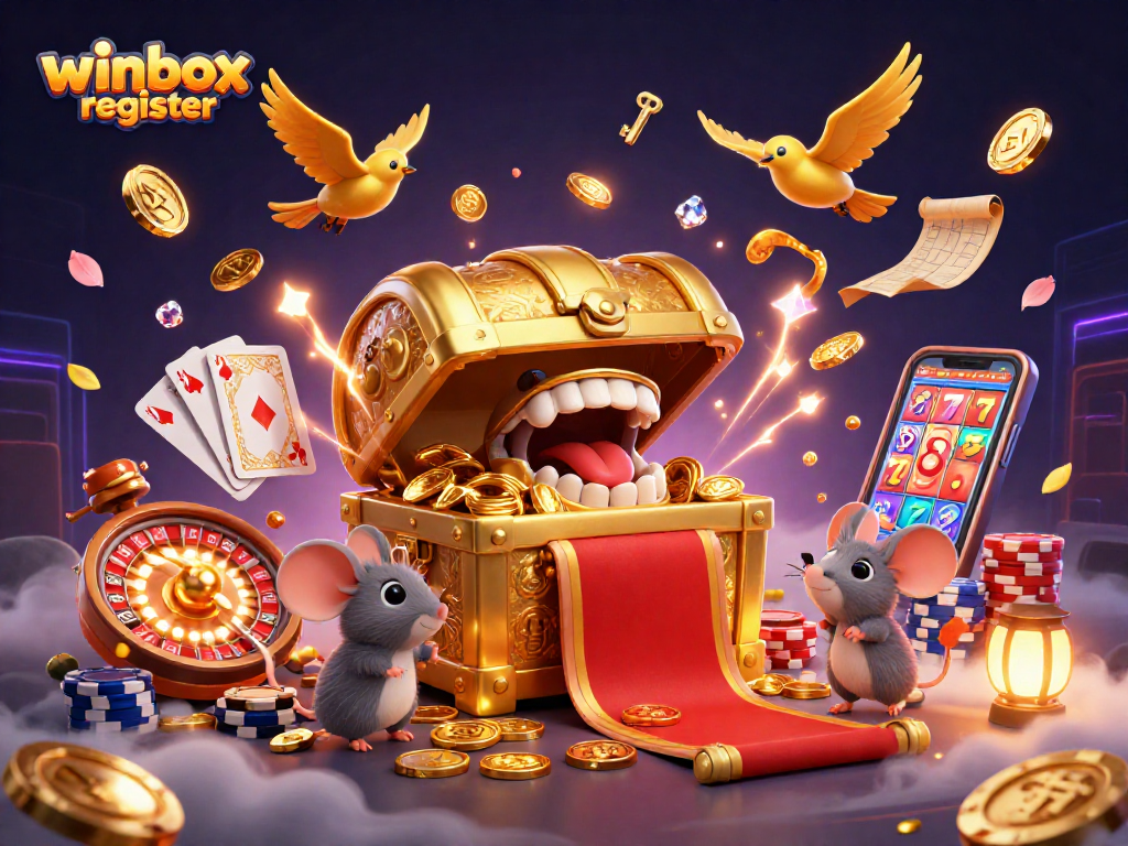 Winbox register simplifies the gaming experience with enjoyable illustrations of golden treasures.