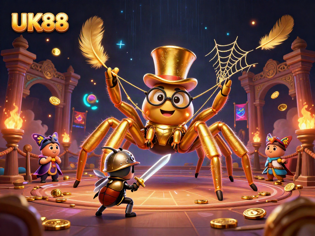 Engage with the captivating gaming world at UK88 with daring characters and vibrant elements.