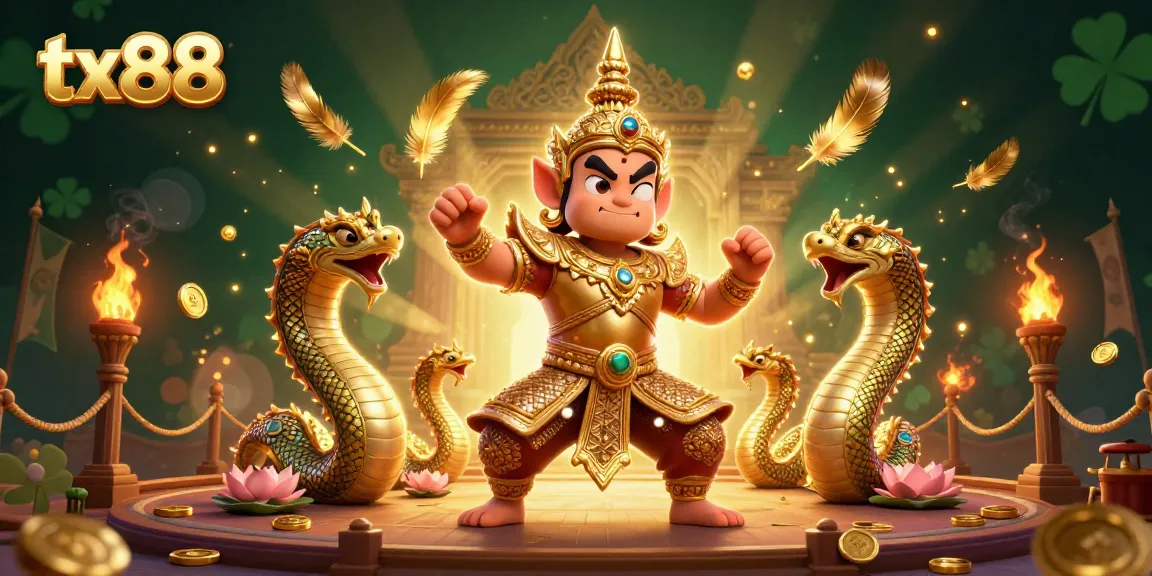 Experience thrilling action with tx88 as a guardian and serpents dazzle in casino glory.