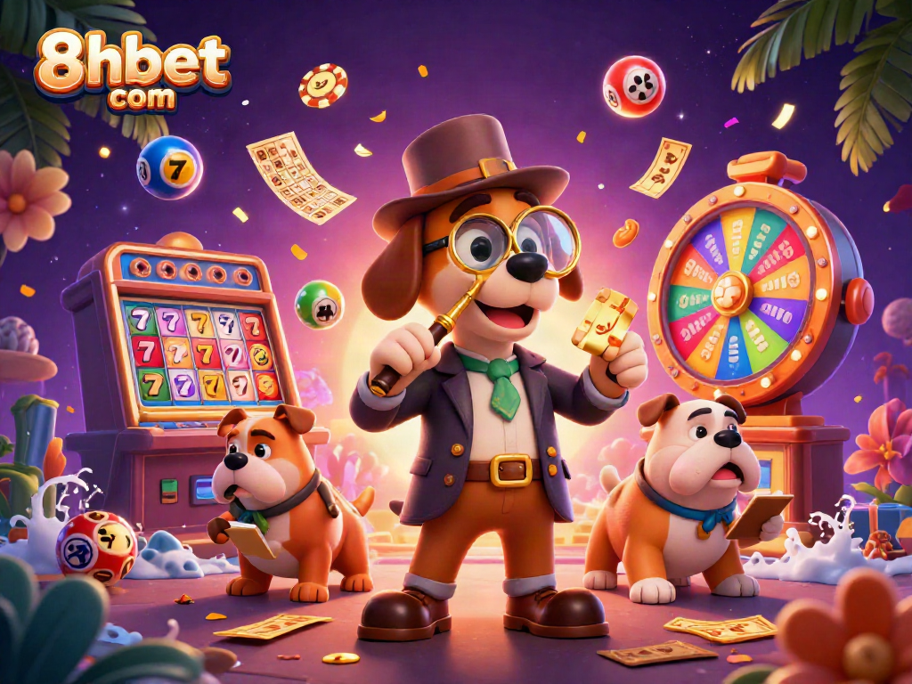 Join the excitement at 8xbet com, where a detective and his companion uncover thrilling casino clues!