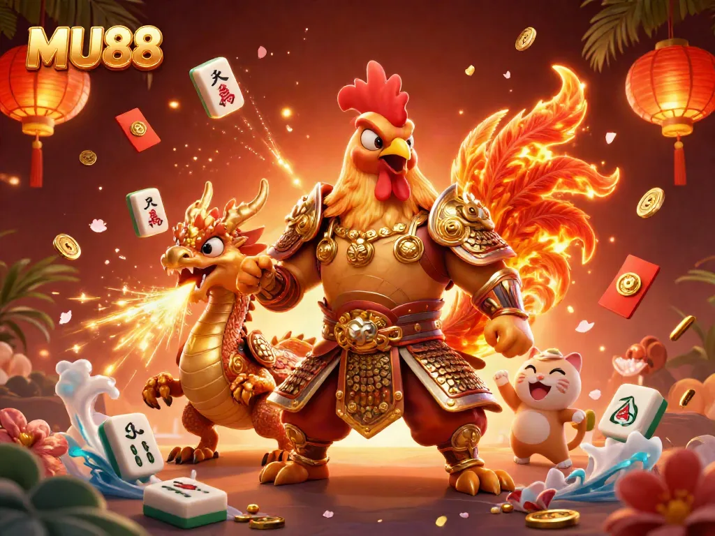 Engage in thrilling gameplay with MU88 featuring dragon warriors and golden treasures.
