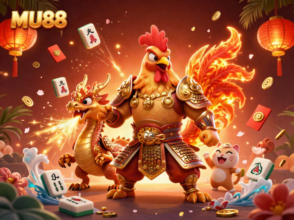Engage in thrilling gameplay with MU88 featuring dragon warriors and golden treasures.