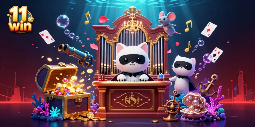 Experience thrilling gameplay at 11 win with vibrant casino characters and vivid elements.