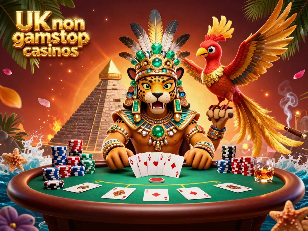 Experience the thrill of UK non gamstop casinos with vibrant gaming elements and engaging characters.
