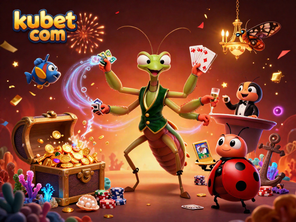 Experience the vibrant action at kubet com with animated characters and captivating game elements.