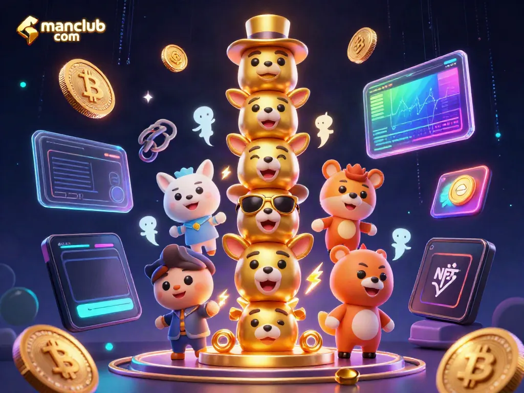 Play exciting games at manclub com, featuring vibrant 3D casino elements and animated characters.